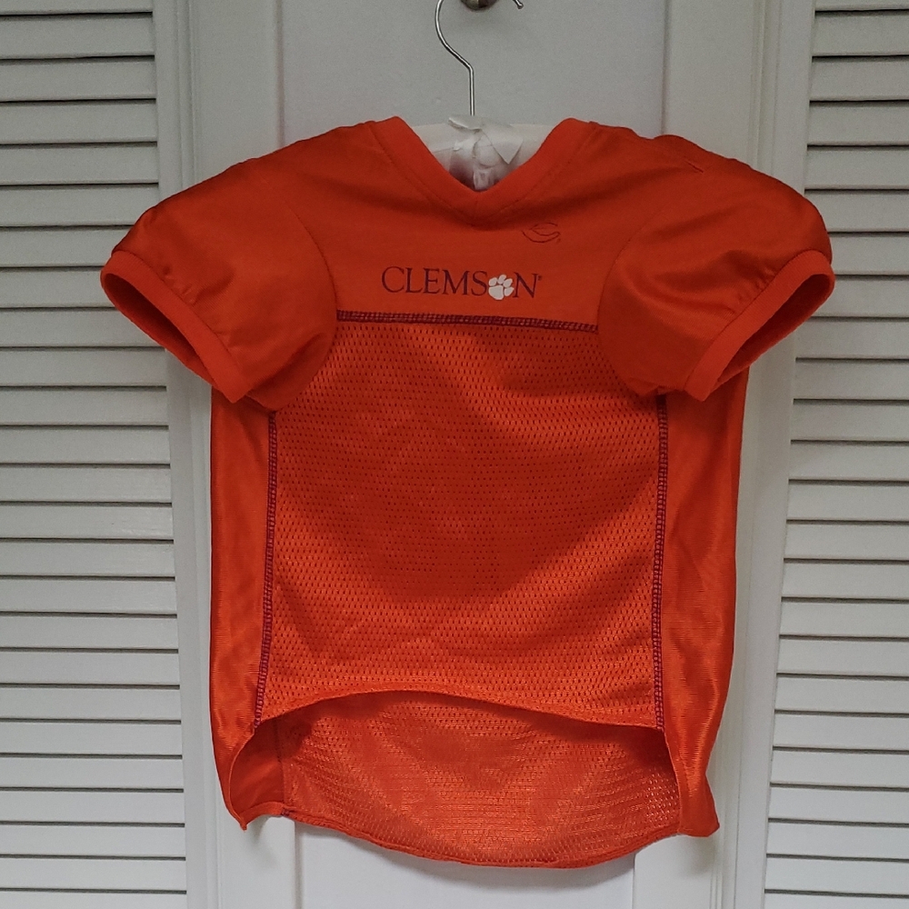 Pets First Clemson Dog Orange Shirt XL